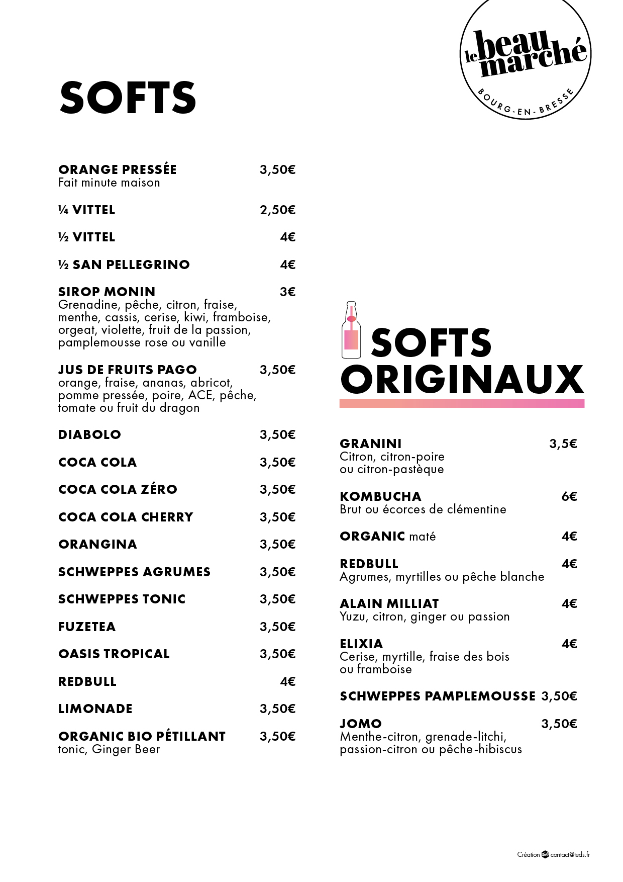 Menu Softs