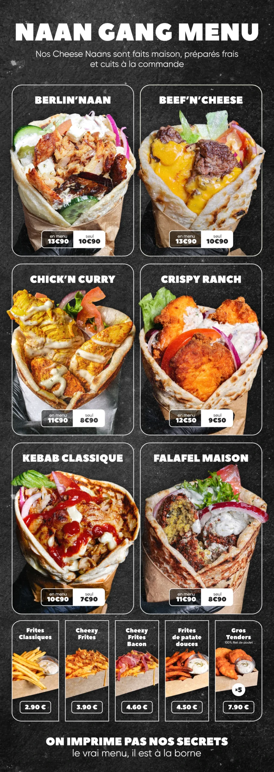 Menu CHEESE NAAN