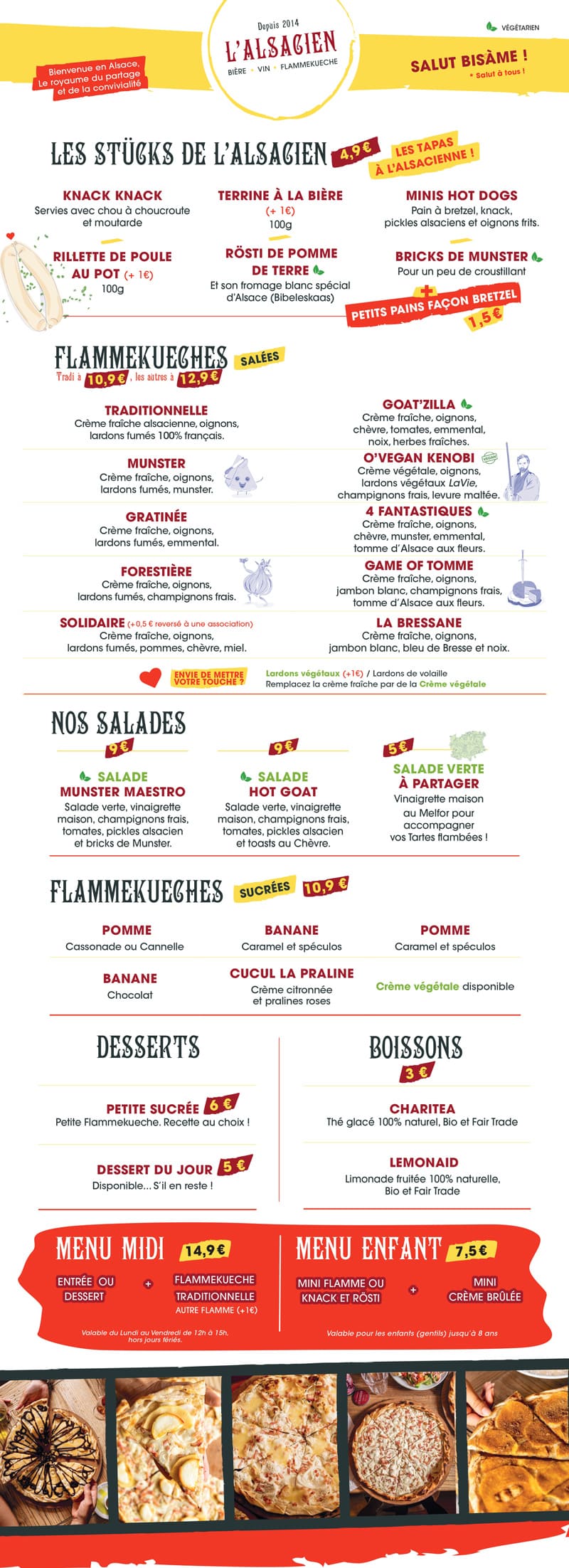 Menu L&rsquo;ALSACIEN
